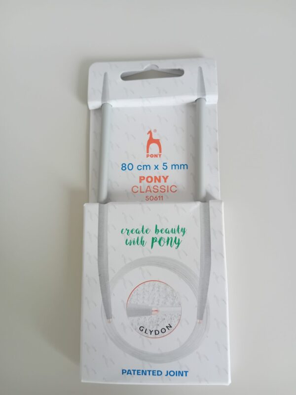 Pony 80cm Circular Classic Knitting Needles