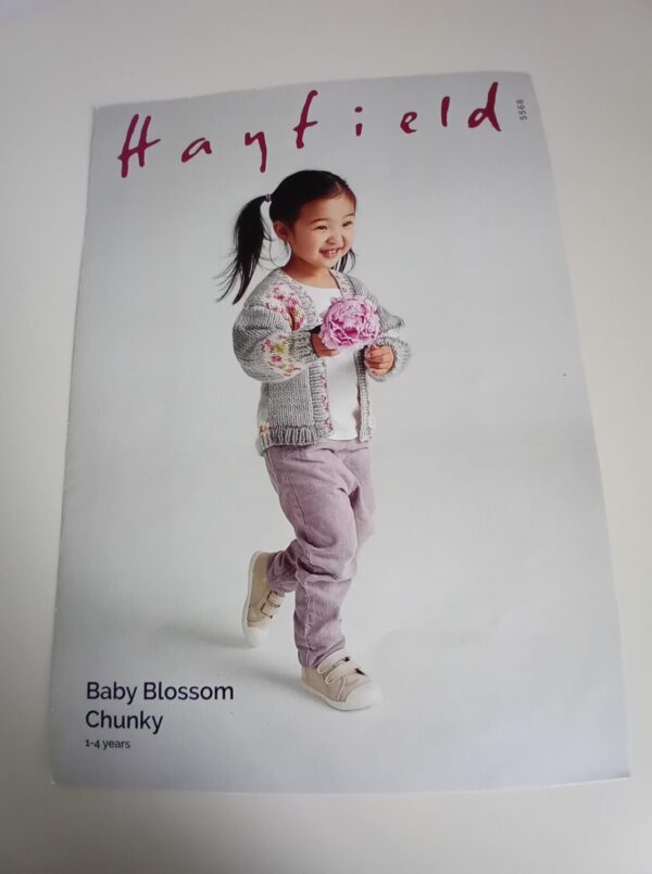 Hayfield Baby Blossom Chunky Knitting Patterns For Babies to young Children
